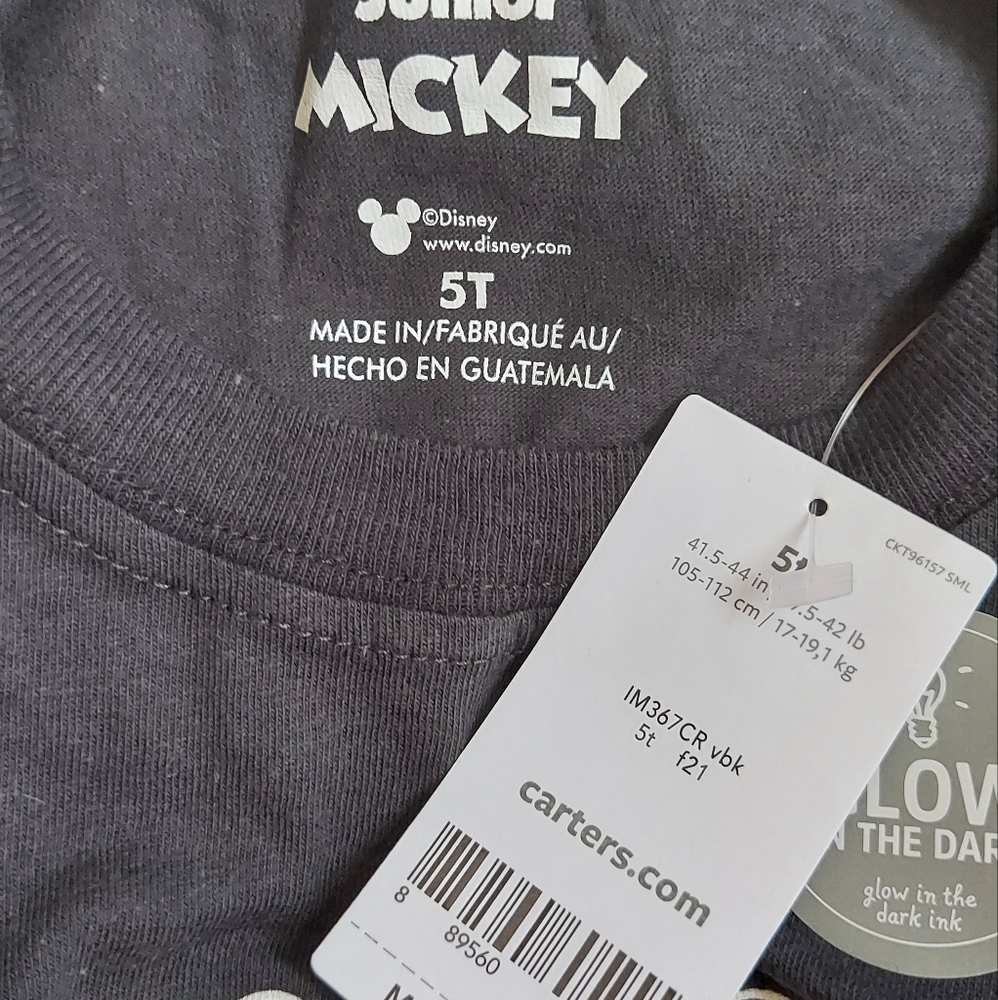 Disney Mickey Mouse 5T tshirt bundle - Picture 2 of 5
